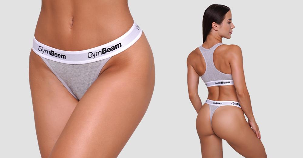 Thongs 3Pack Grey - GymBeam
