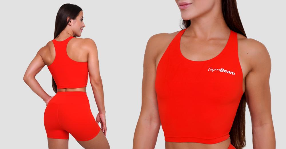Women's BEAT Sports Top Tangerine - GymBeam