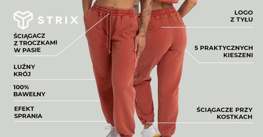 Women's Washed Joggers Black - STRIX