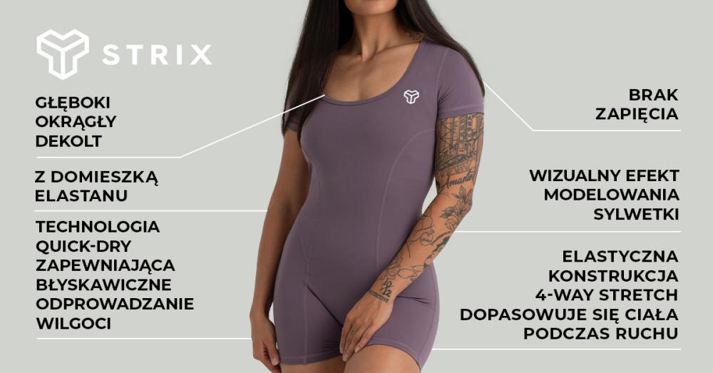 Kombinezon damski czarny - STRIX