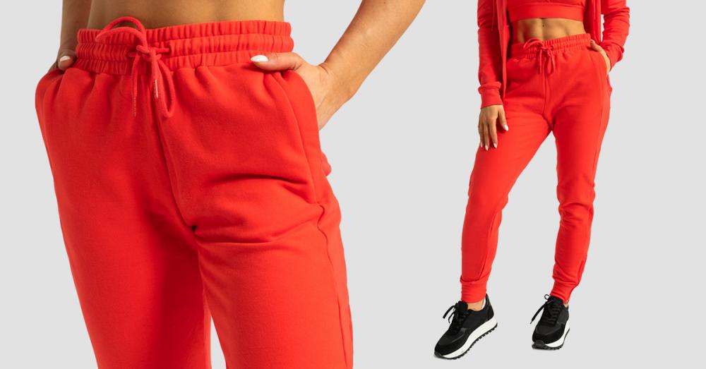 Damskie joggery Limitless Hot Red - GymBeam
