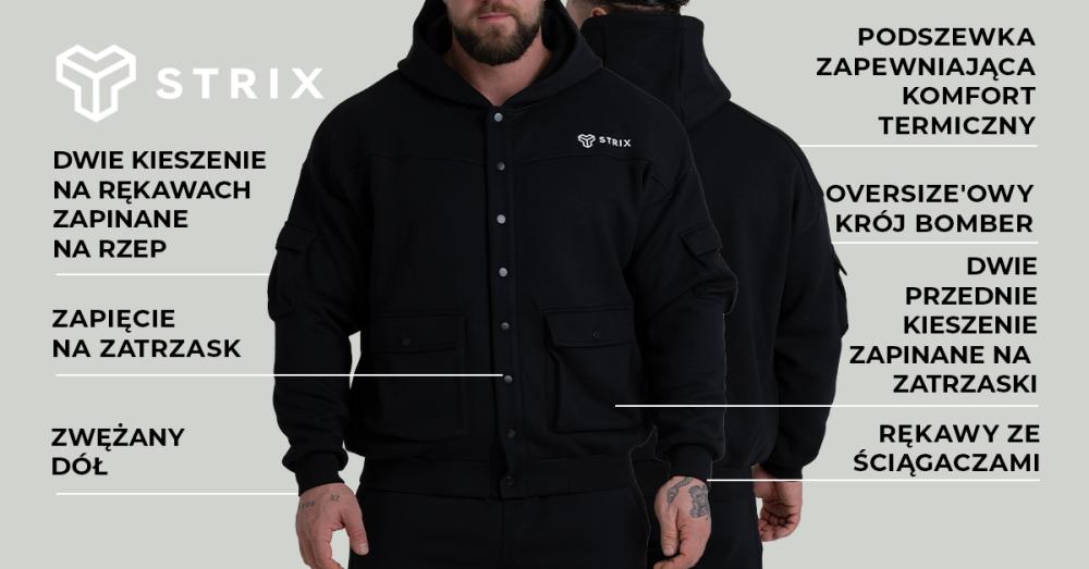 ZOA Relaxed Jacket Black - STRIX