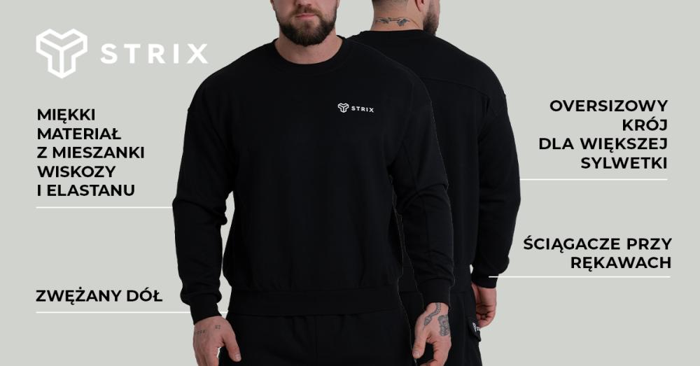 ZOA Relaxed Sweatshirt Black - STRIX
