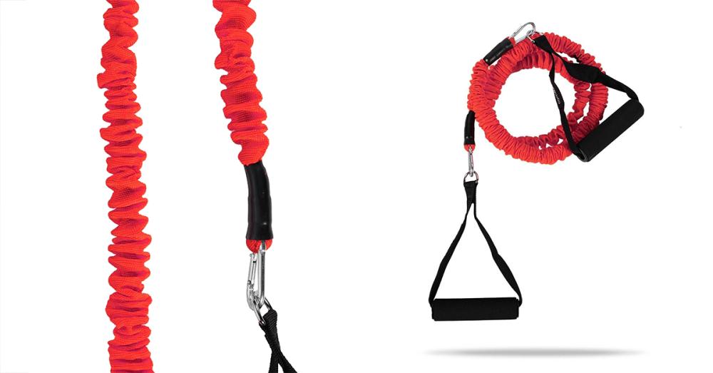 Ekspander fitness z uchwytami 30 kg - GymBeam