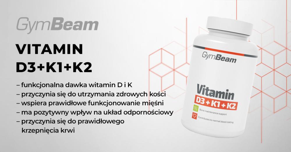 Witamina D3+K1+K2 - GymBeam