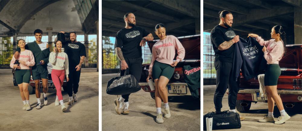 Tričko Boxy Athletic Society Black - GymBeam