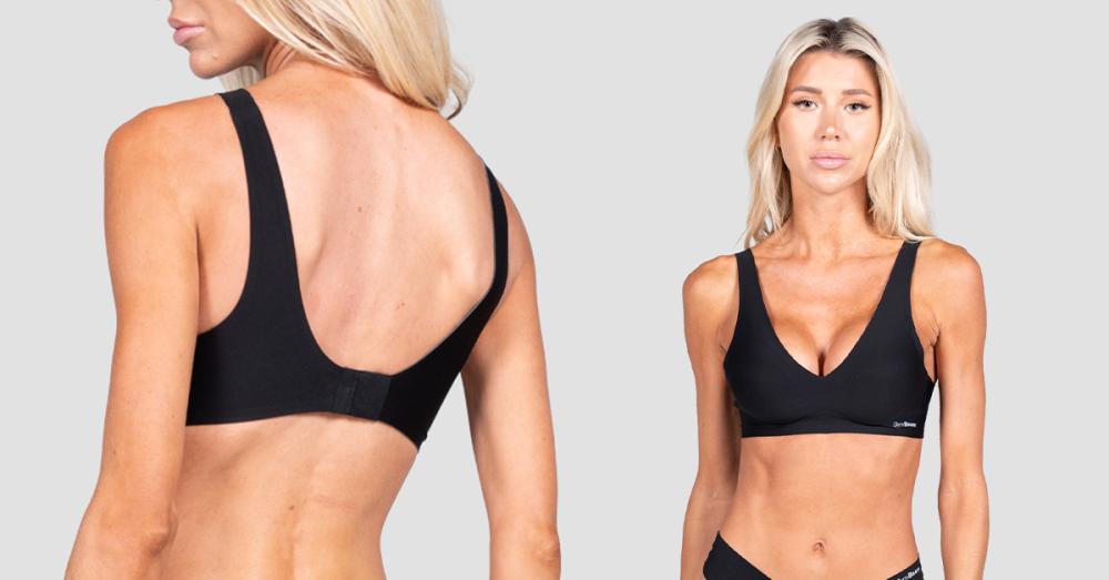 Seamless Bra Comfy Black - GymBeam