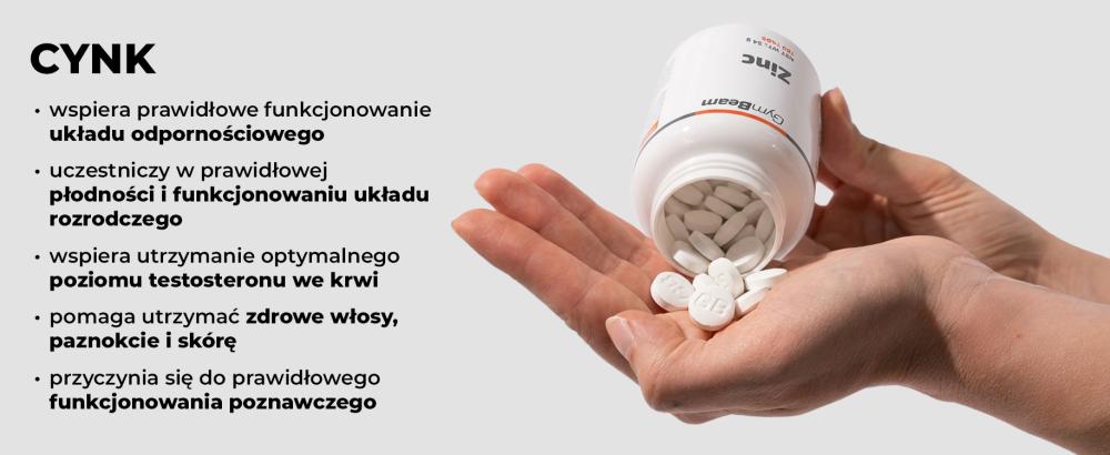 Działanie cynku - GymBeam