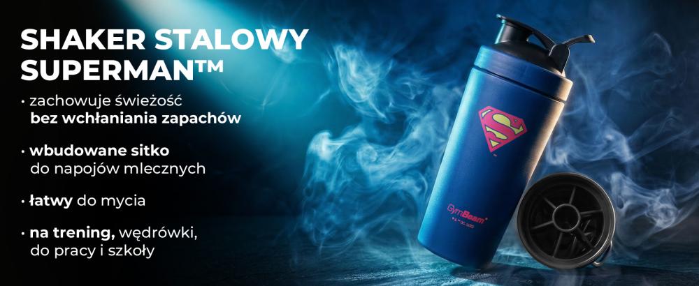 Benefits of Steel Shaker Superman™ 750 ml - GymBeam