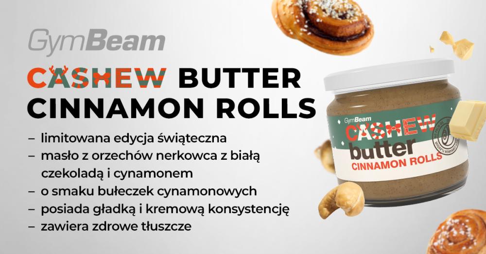 Cashew Butter - Cinnamon Rolls - GymBeam