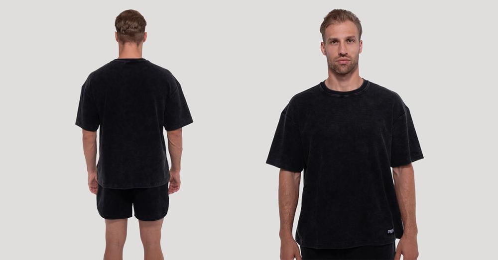 Koszulka Persistence Washed Black - GymBeam