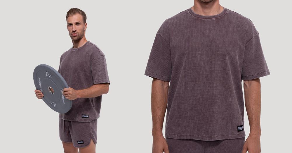 Persistence Washed T-Shirt Brown - GymBeam