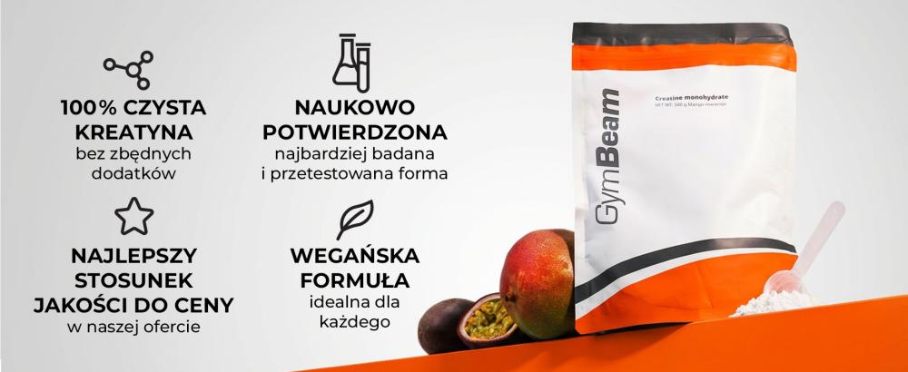 Benefits and features of 100 % Creatine Monohydrate - Gymbeam