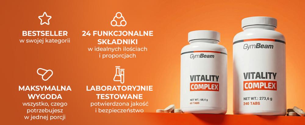 Benefits and features of Vitality Complex - GymBeam