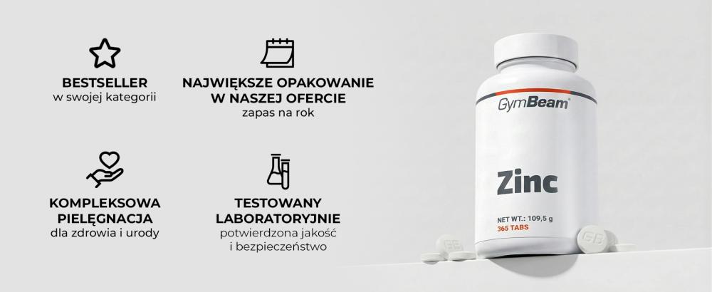 Korzyści i właściwości cynku - GymBeam