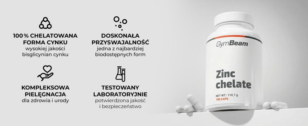 Výhody a vlastnosti zinku chelátu (bisglycinátu) - GymBeam