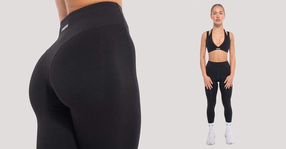 Dámské legíny Flow Black - GymBeam