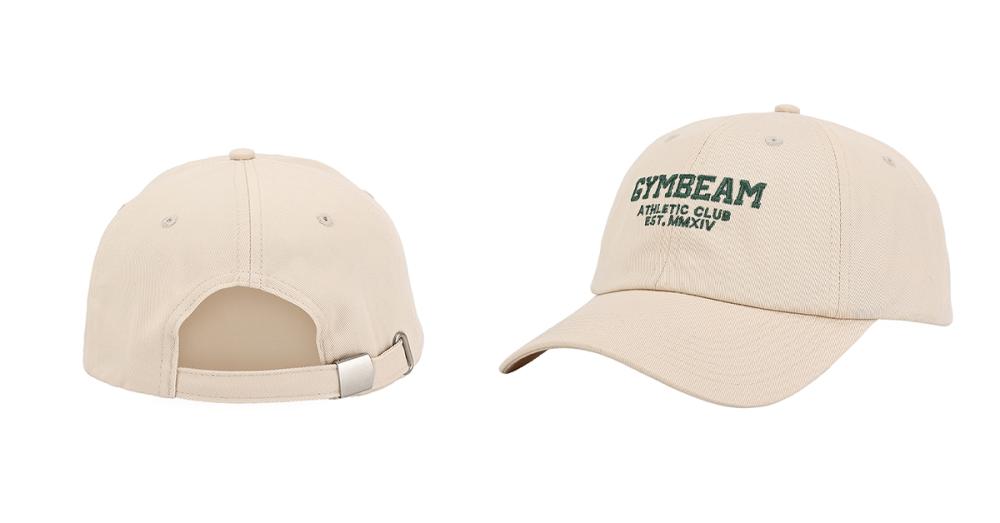 Athletic Club Cap Beige - GymBeam