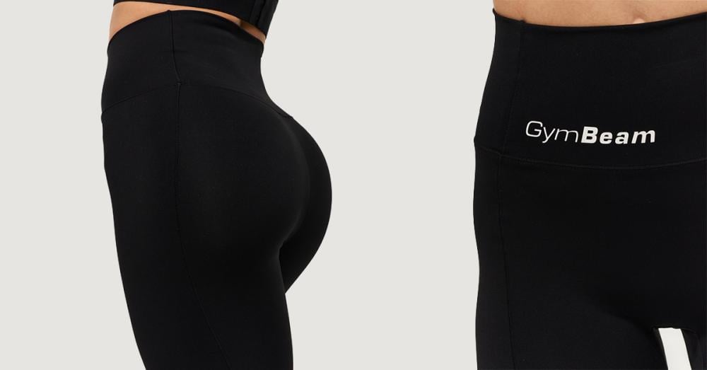 Women's Combat Black Leggings - GymBeam