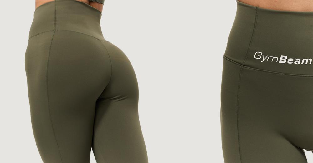 Women's Combat Leggings Olive Grey - GymBeam
