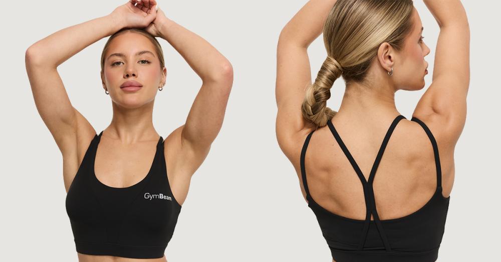 BEAT Sports Bra Black - GymBeam