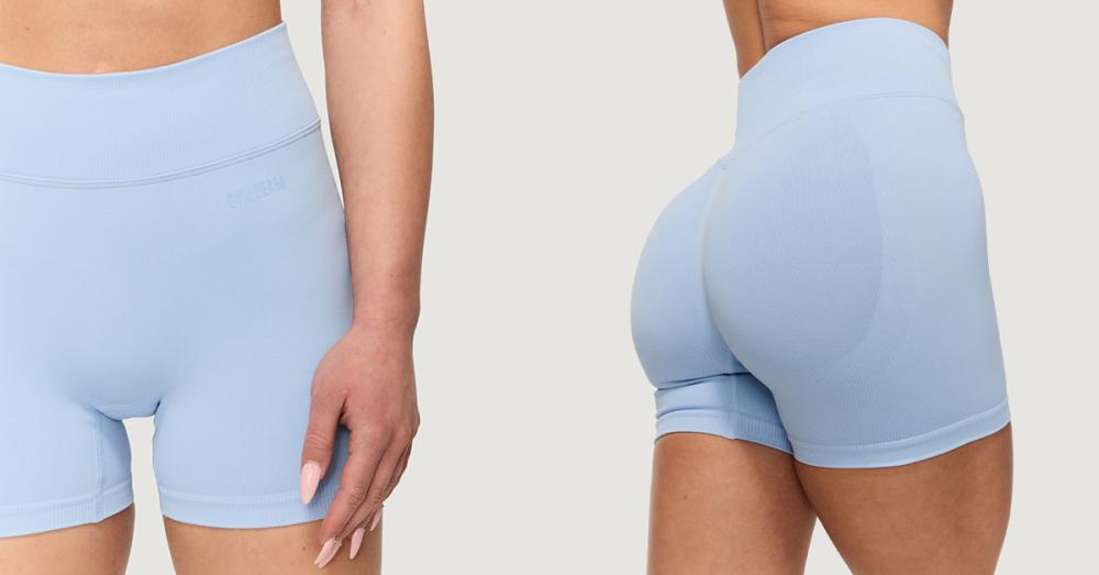 Women‘s NEO Seamless Shorts Sky - GymBeam