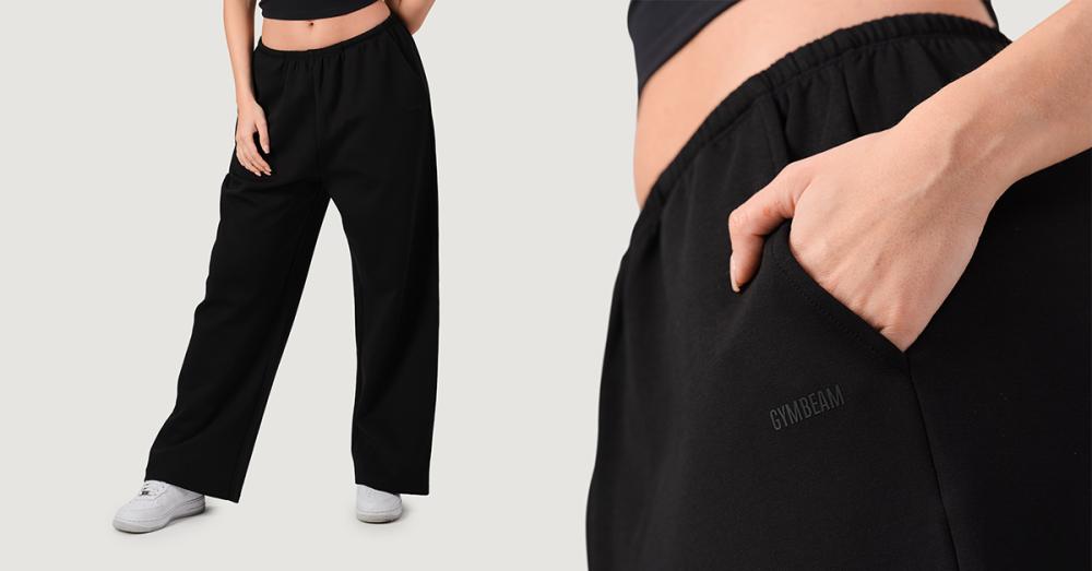 Kobiece NEO Joggers Czarne - GymBeam
