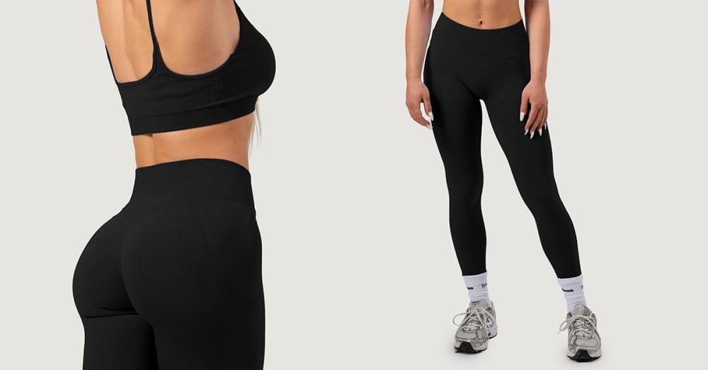 Women‘s NEO Seamless Leggings Black - GymBeam