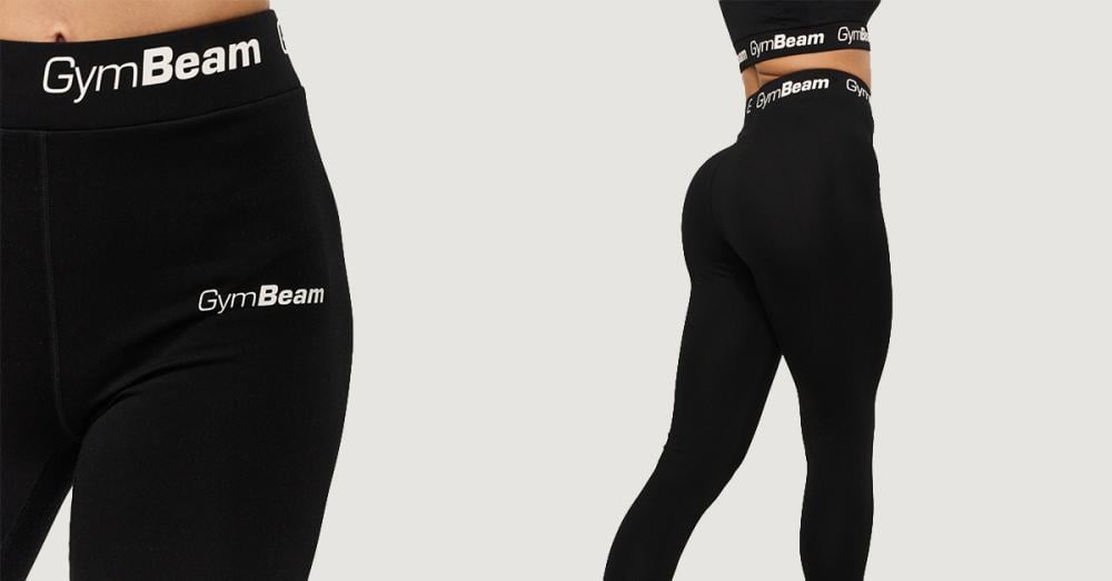 Women‘s Simple Leggings Black - GymBeam