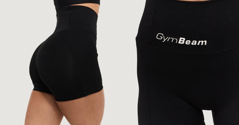 Women's Combat Black Shorts - GymBeam