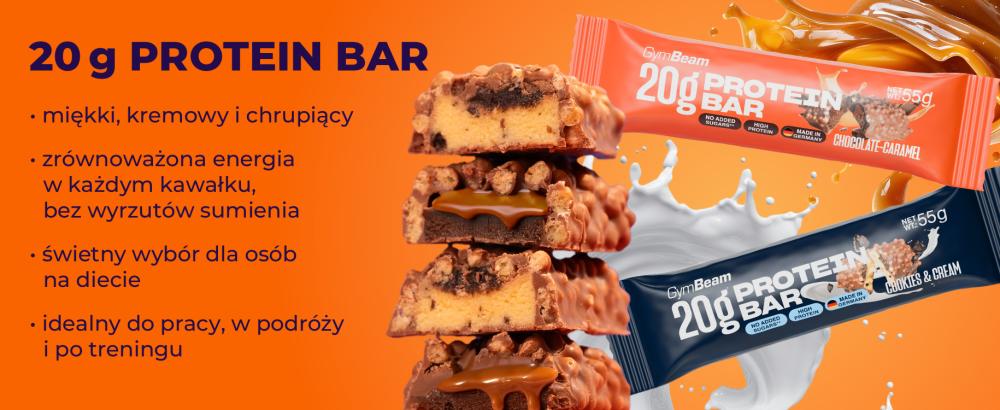 Benefits of 20 g Protein bar - GymBeam