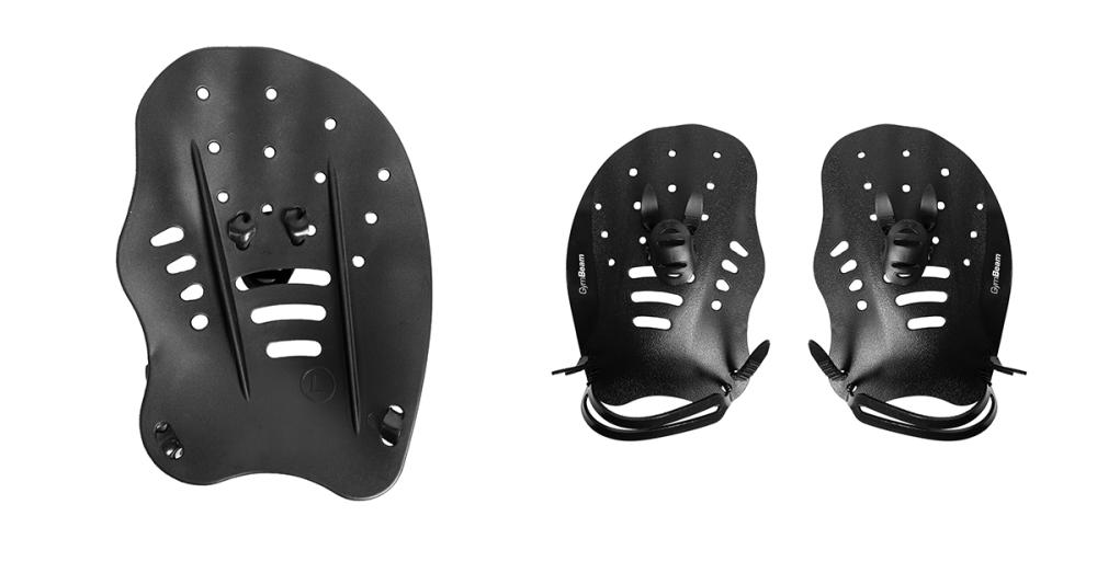 Hand Paddle AquaFlow Black - GymBeam