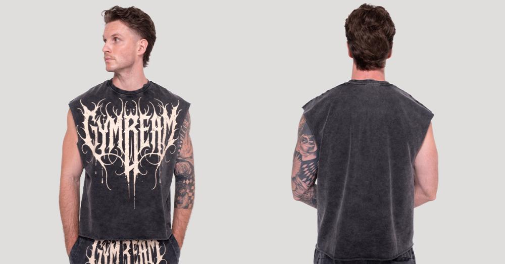 Abyss Tanktop Charcoal - GymBeam