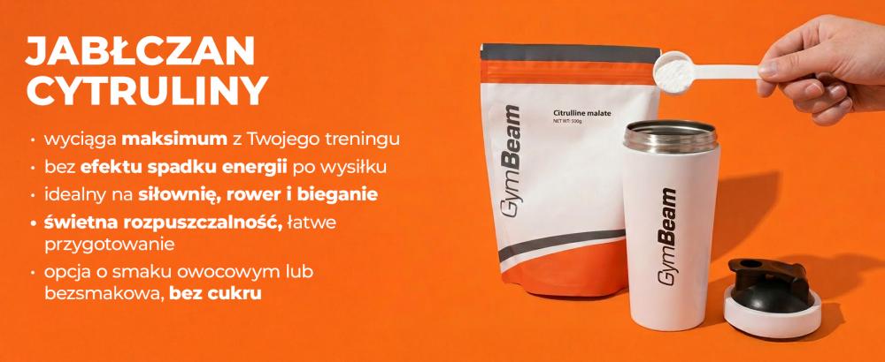 Effects and benefits of the pre workout booster Citrulline Malate - GymBeam
