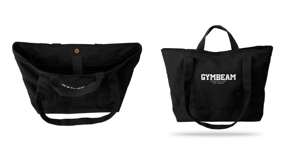 Athletic Club Bag Black - GymBeam