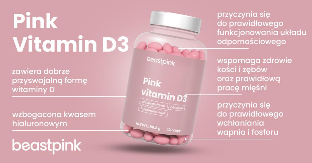 Pink Vitamin D3