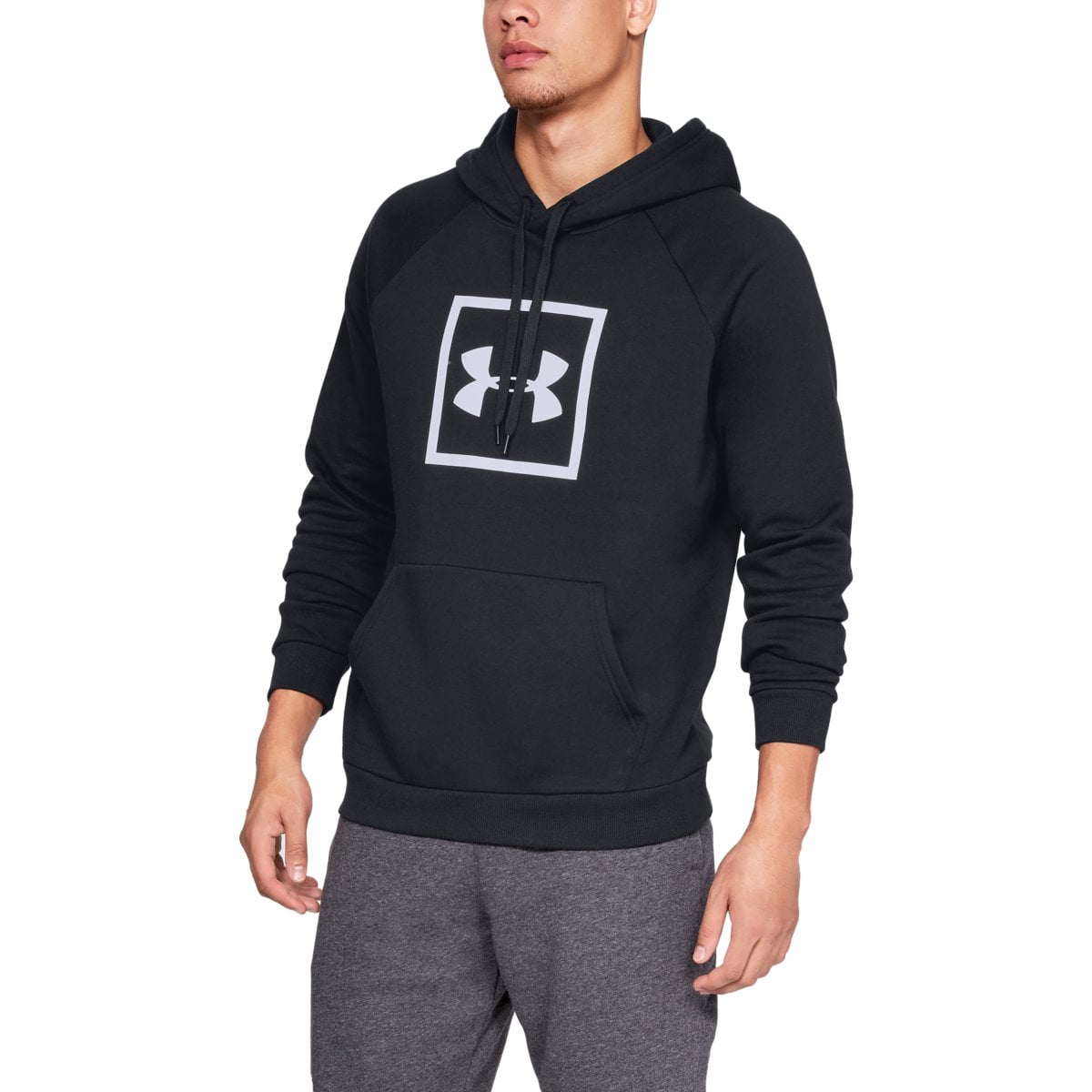Bluza Rival Fleece logo Hoodie Black - Under Armour