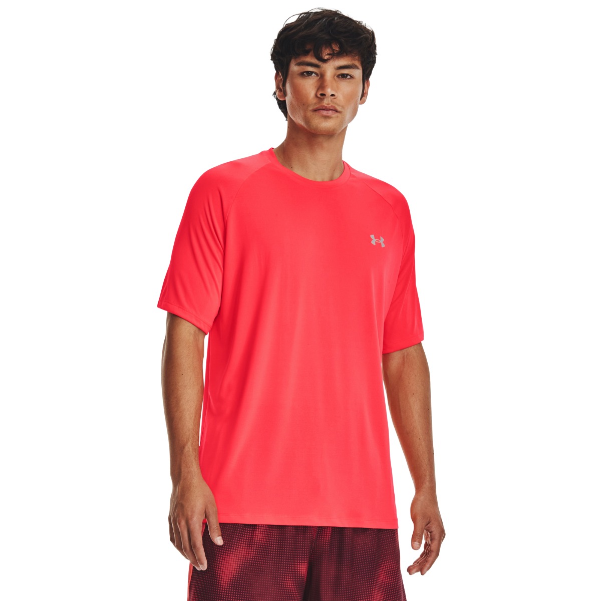 Koszulka Tech Reflective SS Red - Under Armour