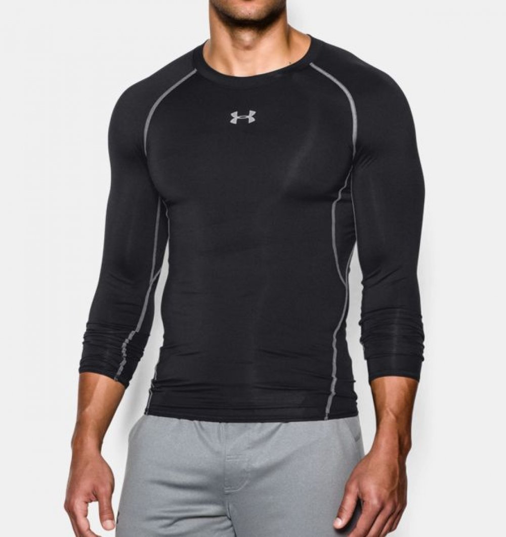 Koszulka kompresyjna HG Armour LS Black - Under Armour