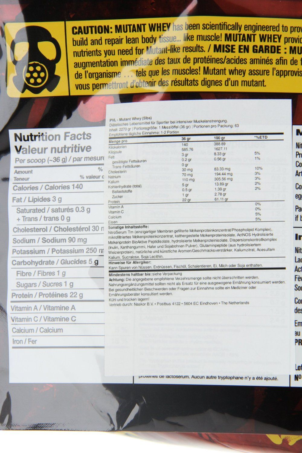 PVL Białko Mutant Whey - Smak: Lody waniliowe | Waga: 0,908 g | Opakowanie: 908 g · záber 10