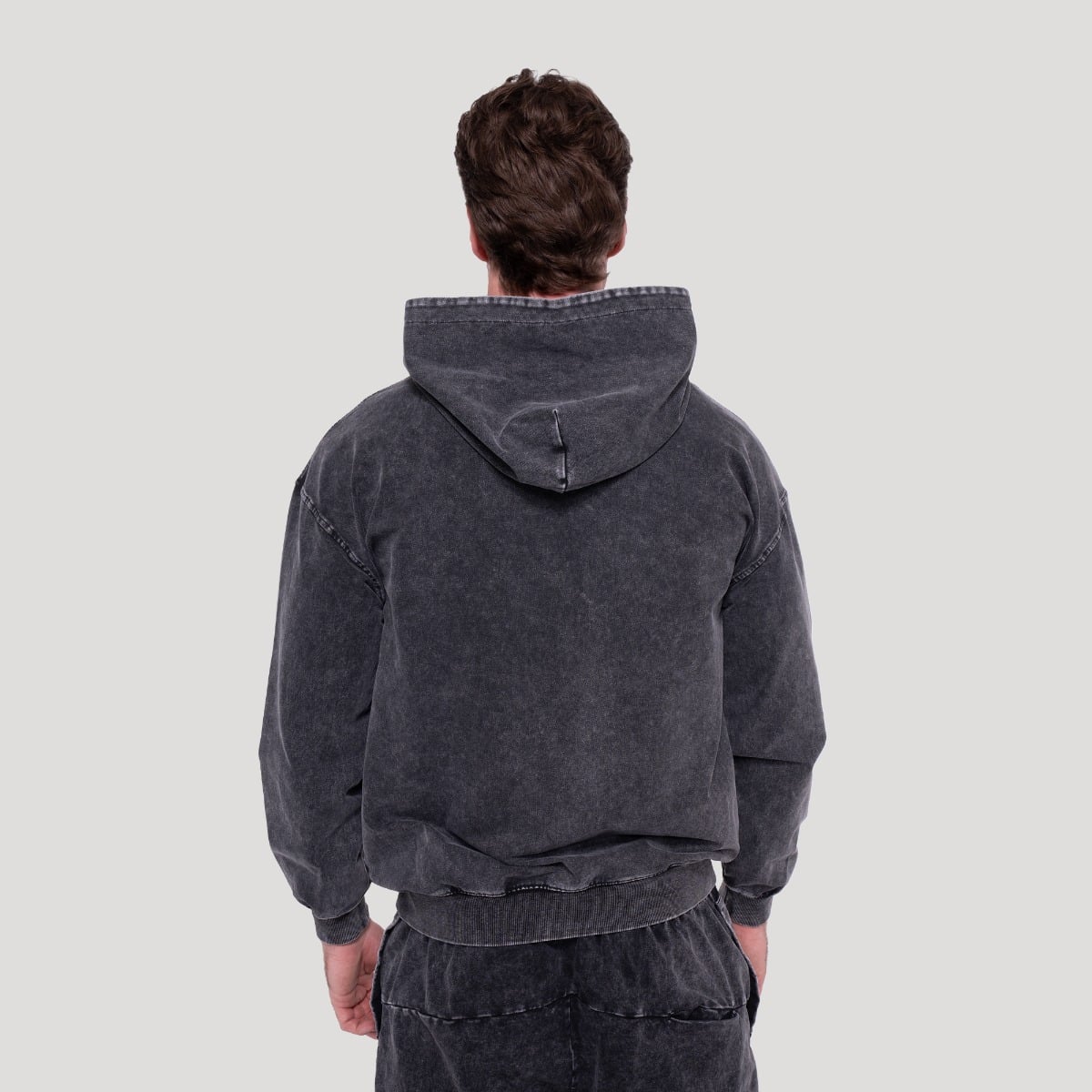 Bluza z kapturem Abyss Charcoal - GymBeam
