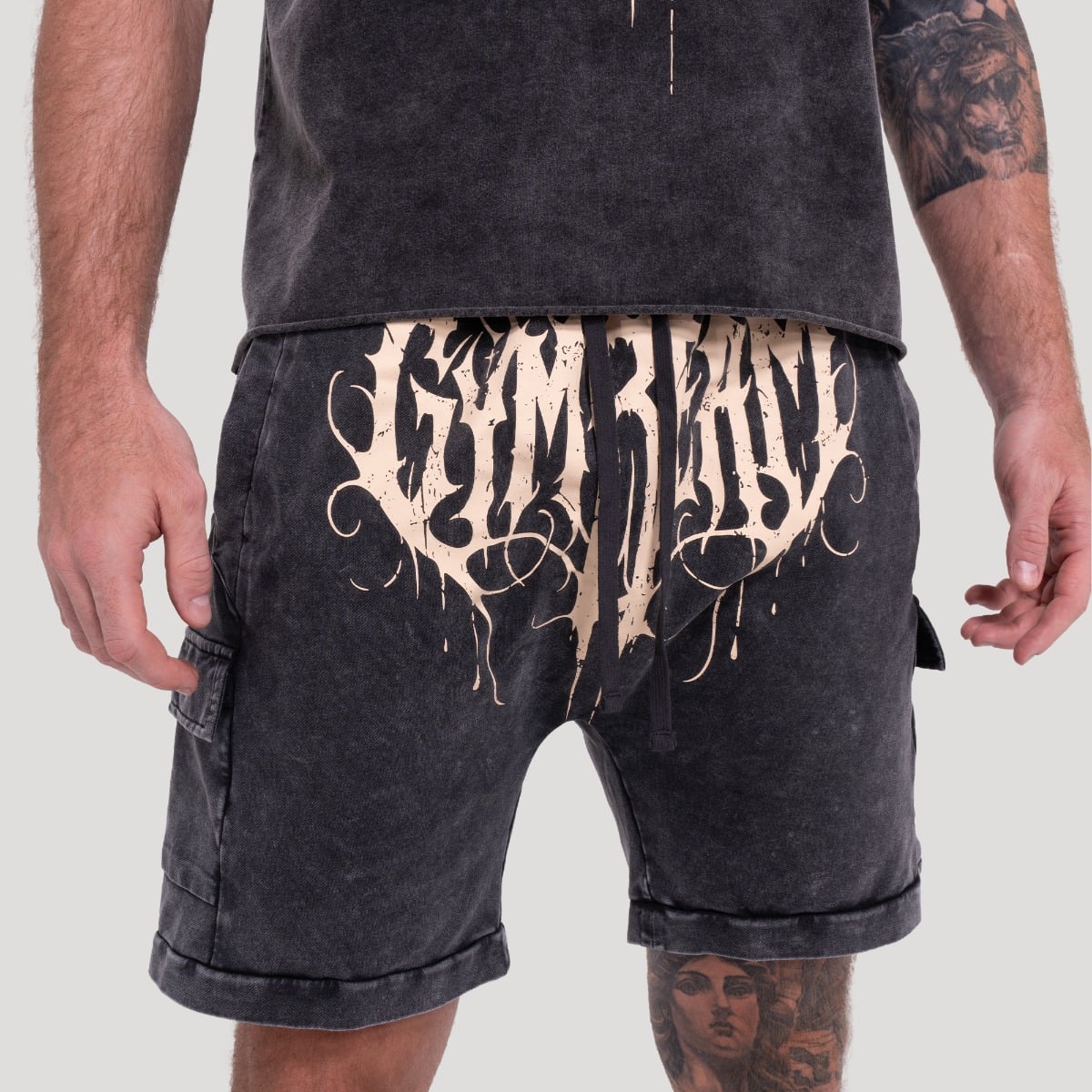 Spodenki Abyss Charcoal – GymBeam