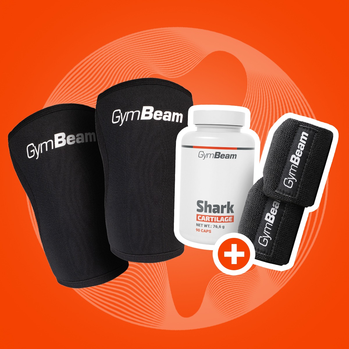 Neoprenowe opaski na kolana - GymBeam + PREZENTY 