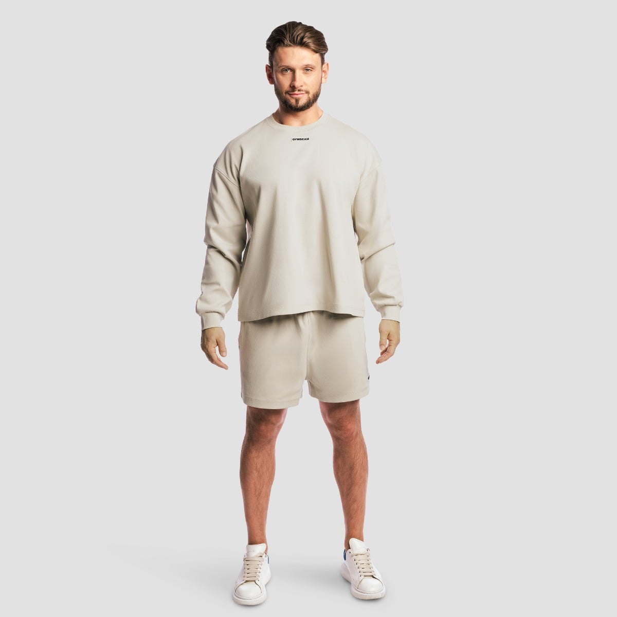 GymBeam Aura Jumper Grey - Rozmiar: L | Kolor: Szary | Waga: 0,64 g | Opakowanie: 26 · záber 6