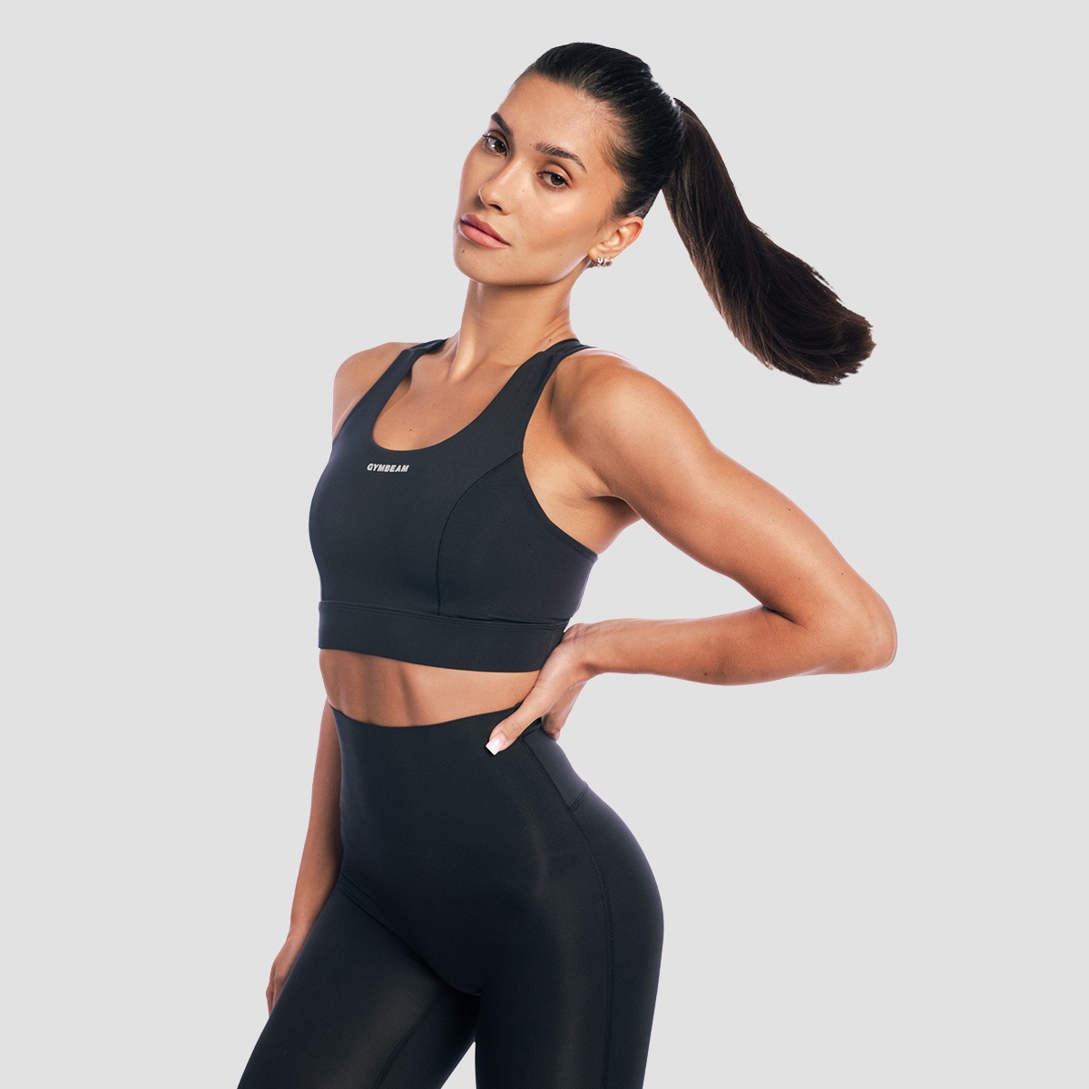 GymBeam Aura Sports Bra Black - Rozmiar: S | Kolor: Czarny | Waga: 0,133 g | Opakowanie: 125 · záber 6