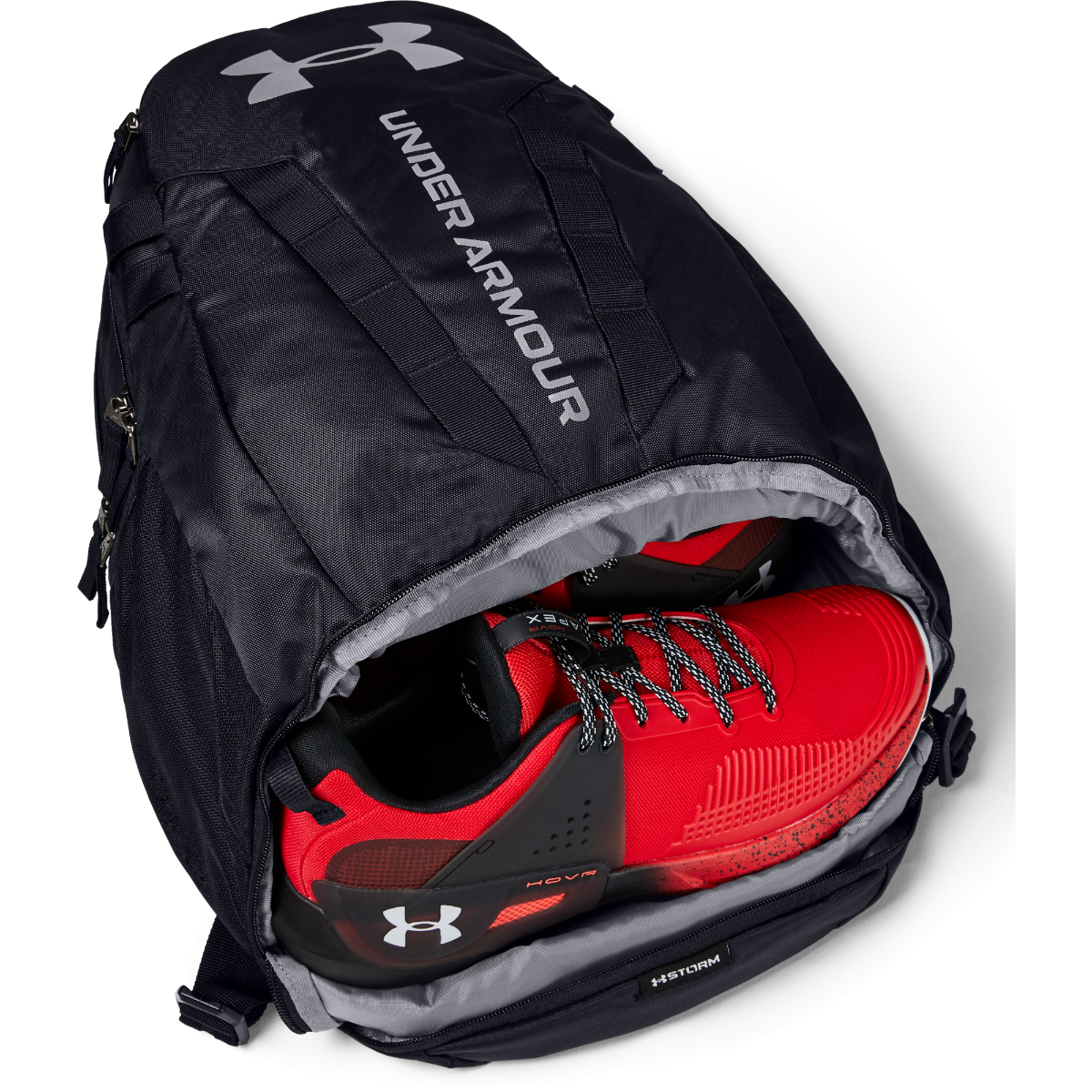 Under Armour Backpack Hustle 5.0 Black · záber 6