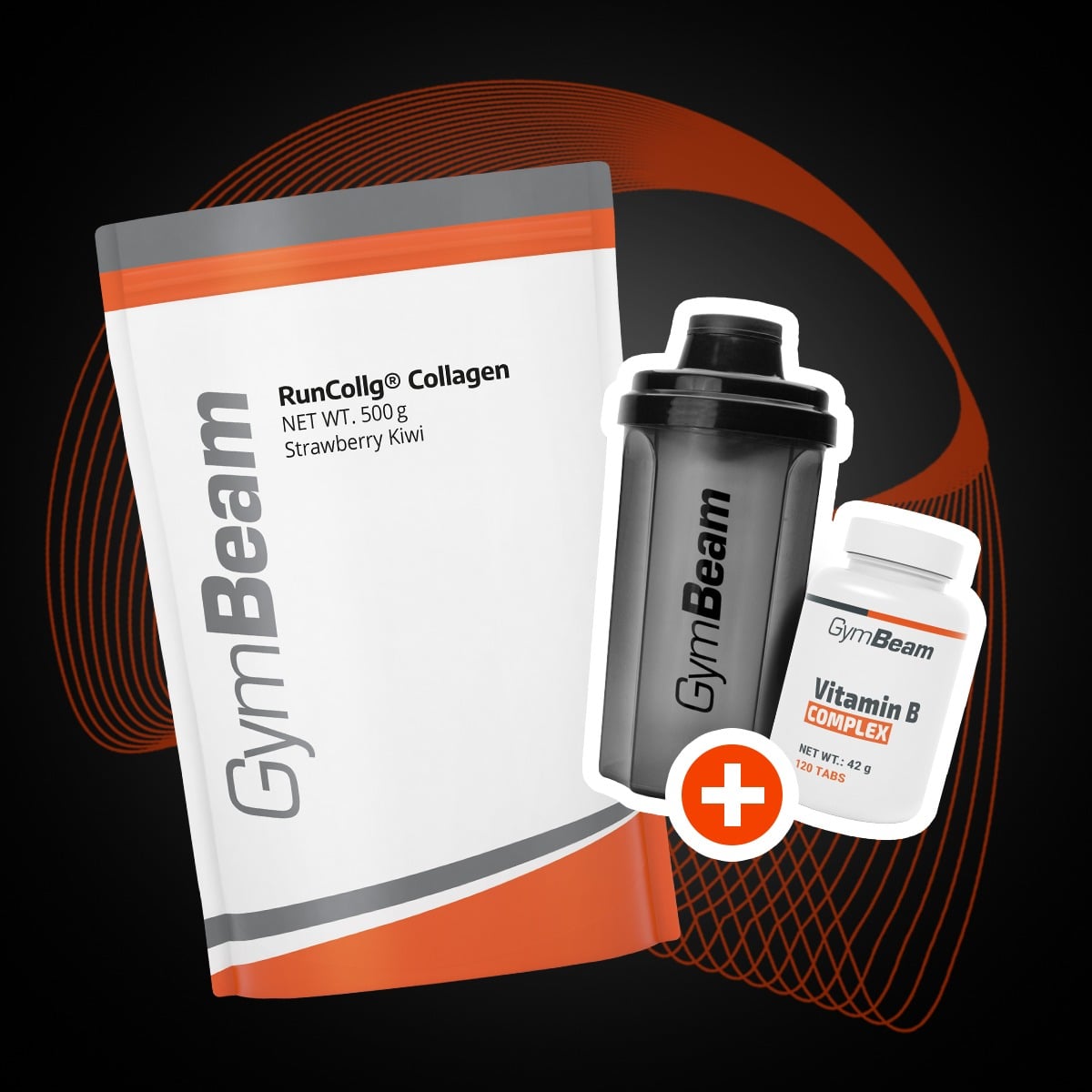 Hydrolizowany Kolagen RunCollg® z witaminą C - GymBeam + PREZENTY 