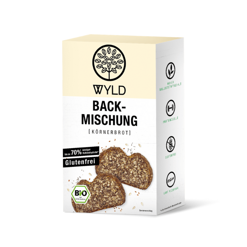  Nisko węglowodanowa BIO mieszanka do pieczenia chleba Baking Hero - WYLD