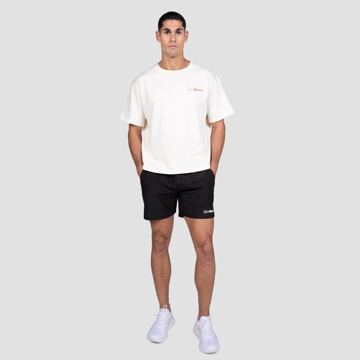 GymBeam Budapest T-shirt Cream - Rozmiar: XXL | Kolor: Béžová | Waga: 0,26 g | Opakowanie: 37 · záber 6