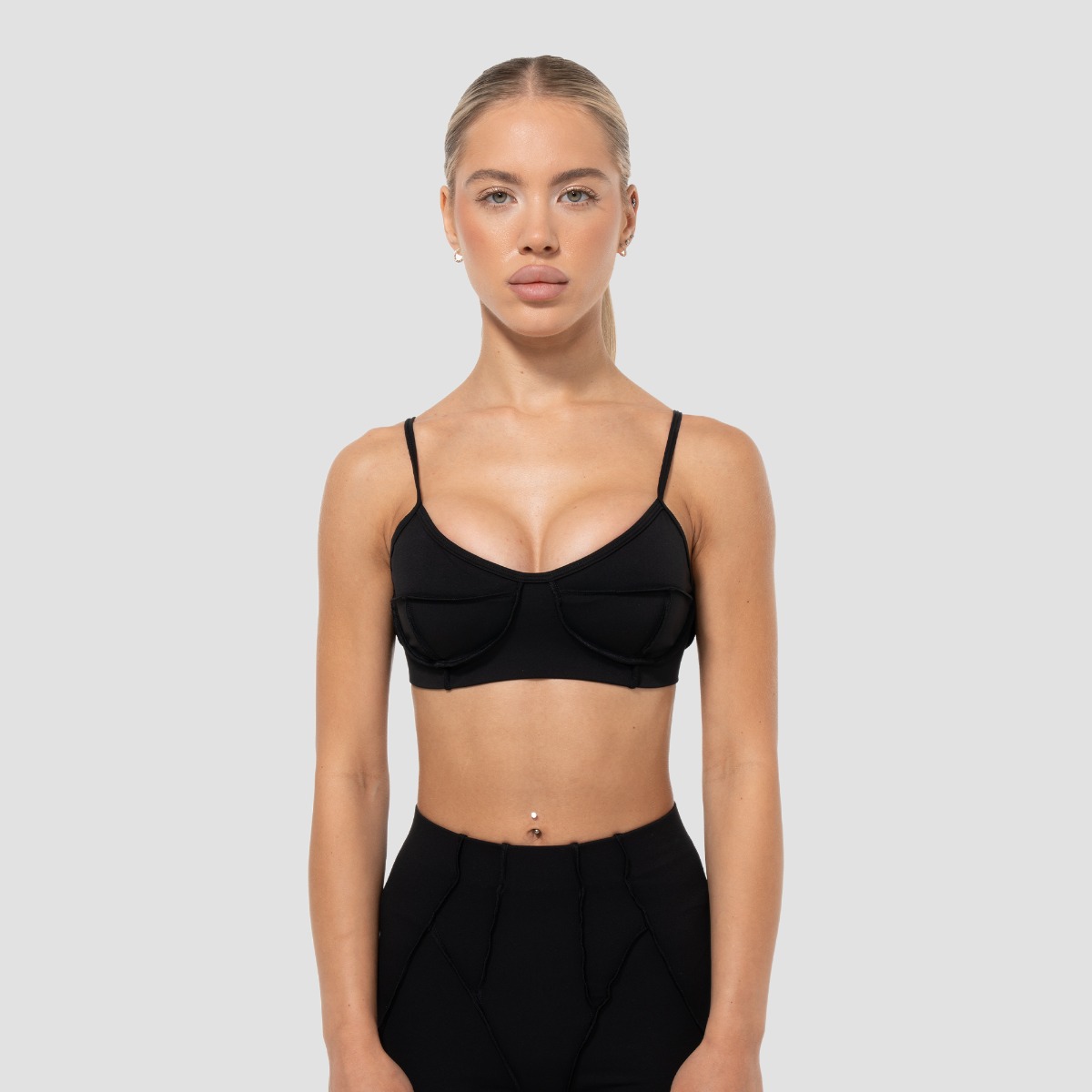Biustonosz sportowy Cosmo Black - GymBeam